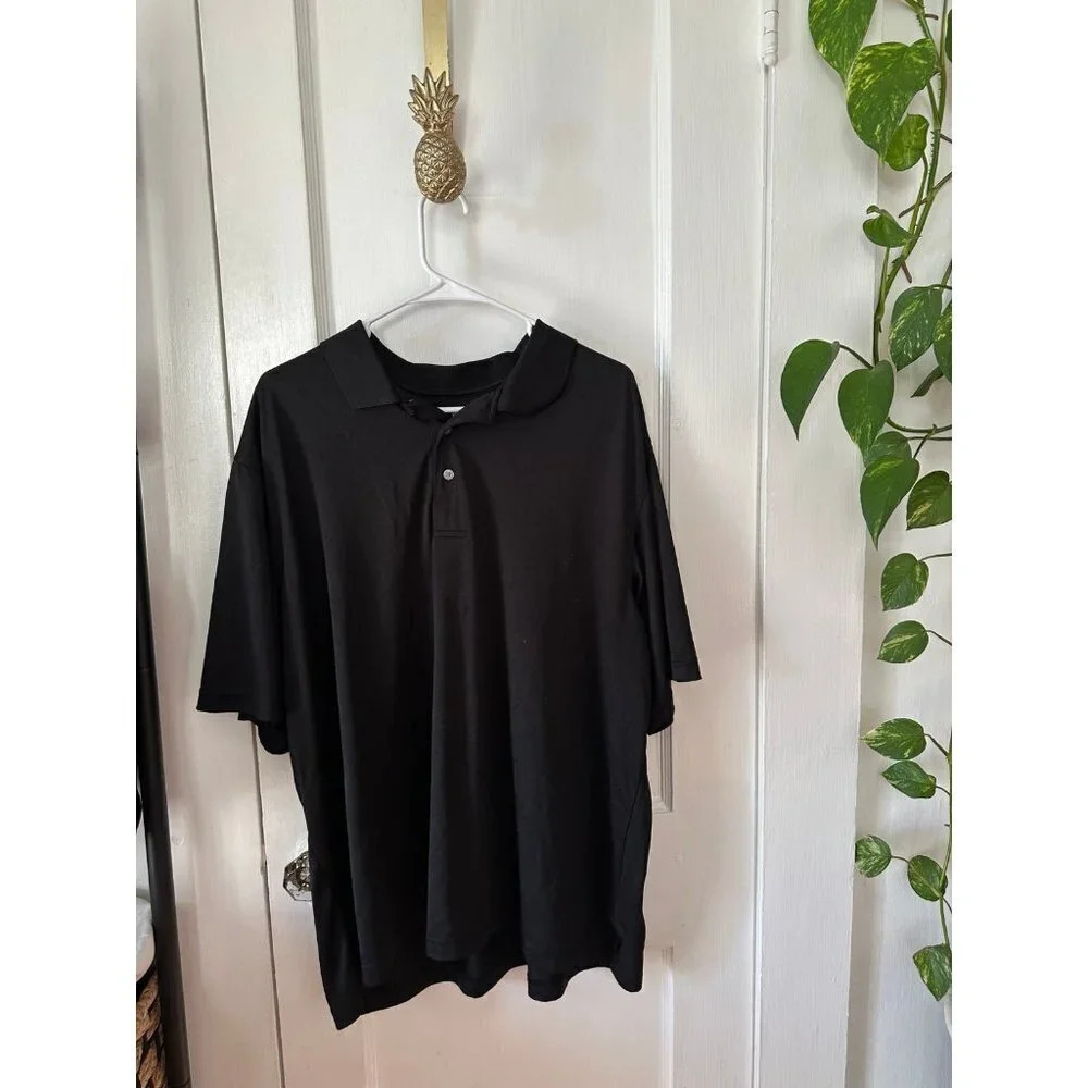 George Men’s size 2x-large black polo shirt